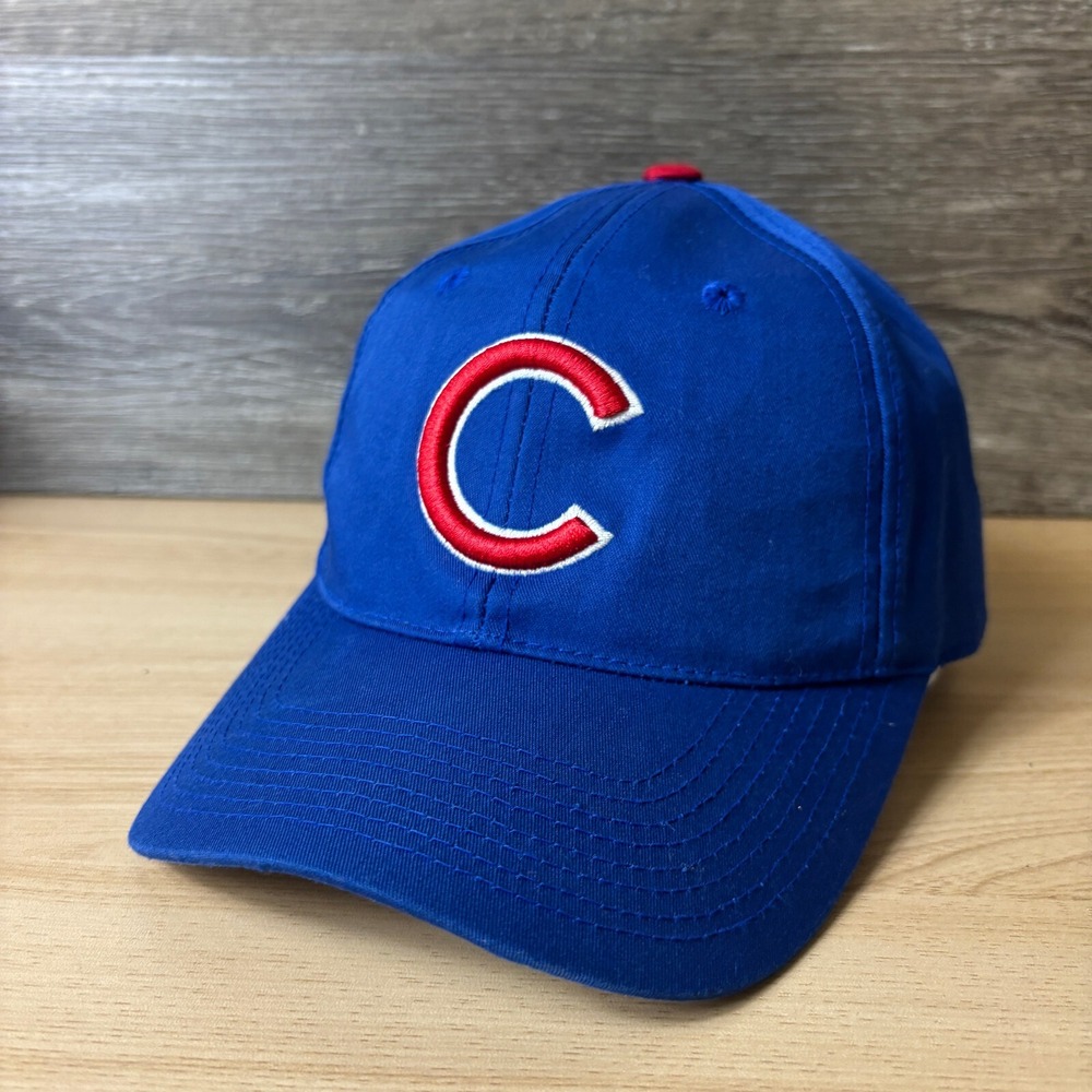 Vintage Chicago Cubs Hat‎ Cap Snap Back S/M Blue MLB Baseball Outdoor Cap